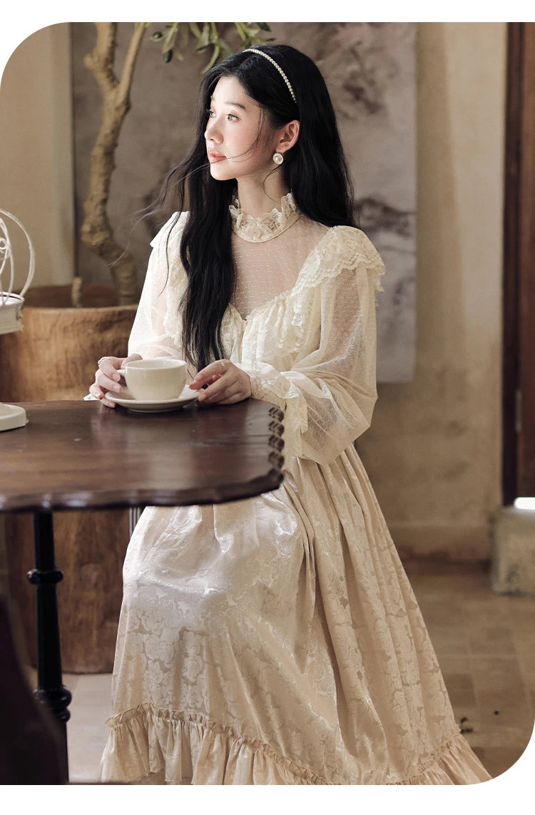 Anastasia Romantic Fairycore Dress Vintage-Princess Aesthetic