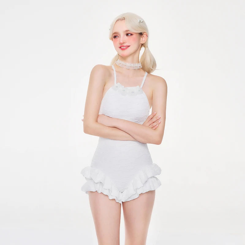 Bubble Pond Ruffle Swimsuit