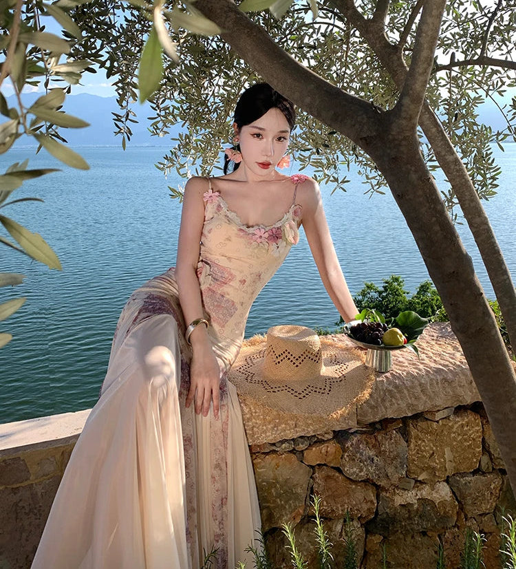 Mermaid Flower Fairycore Aesthetic Ethereal Fairy Dress Mermaid Flower Fairycore Aesthetic Ethereal Fairy Dress