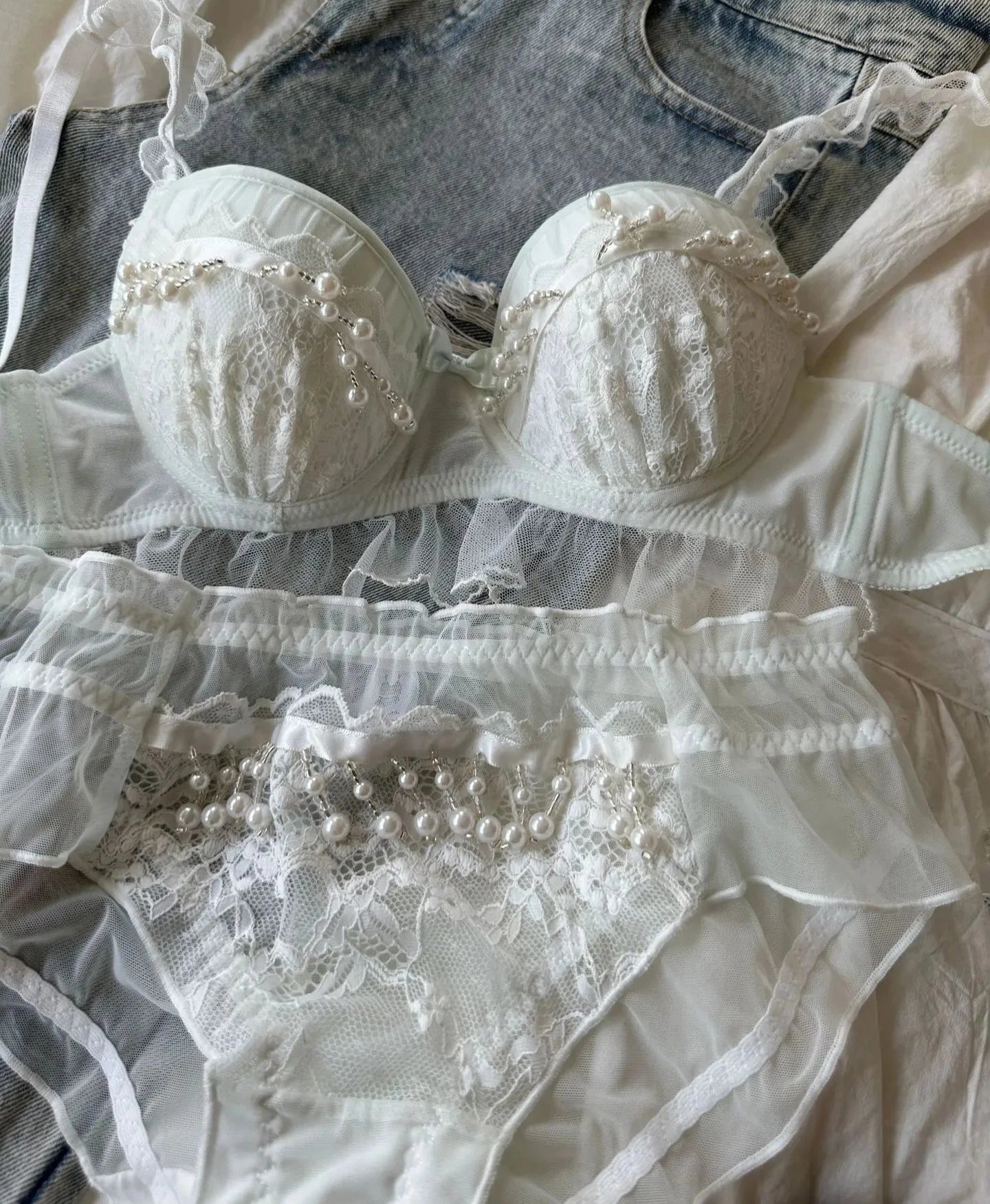 Pearl Princess Coquette Lingerie Set