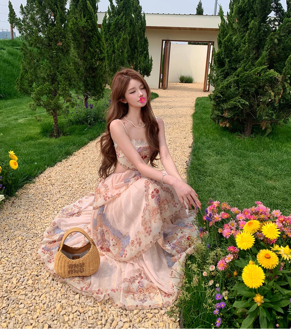 Embroidered Boho Princess Summer Dress bohemian summer dress Embroidered Boho Princess Summer Dress bohemian summer dress