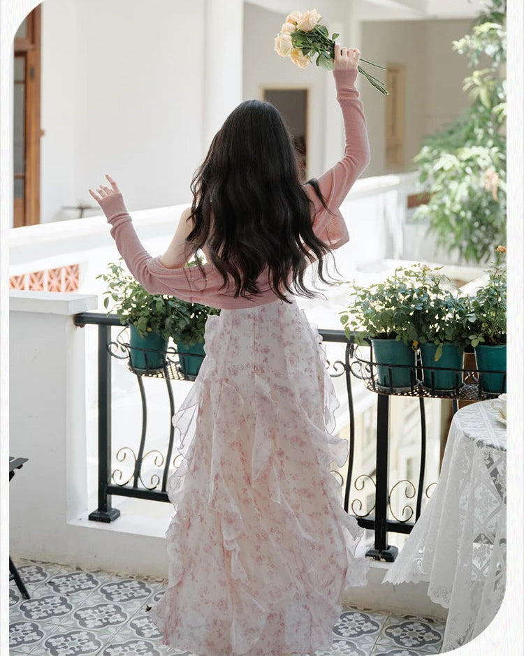 Feather Lily Romantic Spring Fairy Dress