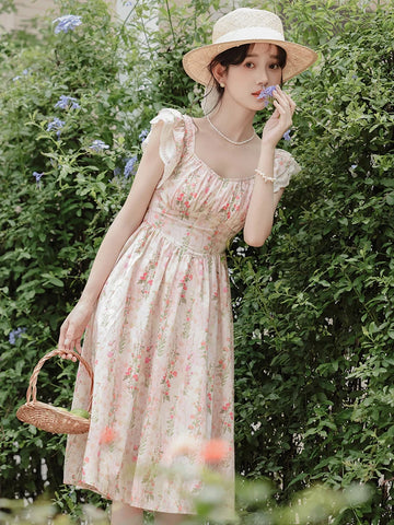 Charmed Bloom Floral Cottagecore Dress