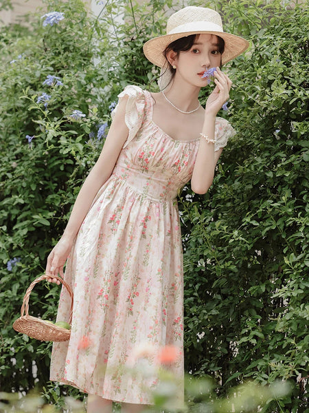 Charmed Bloom Floral Cottagecore Dress