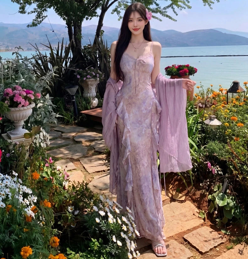 Ethereal Pastel Fairy Dress Romantic Dreamy Fairycore Princess Aesthetic