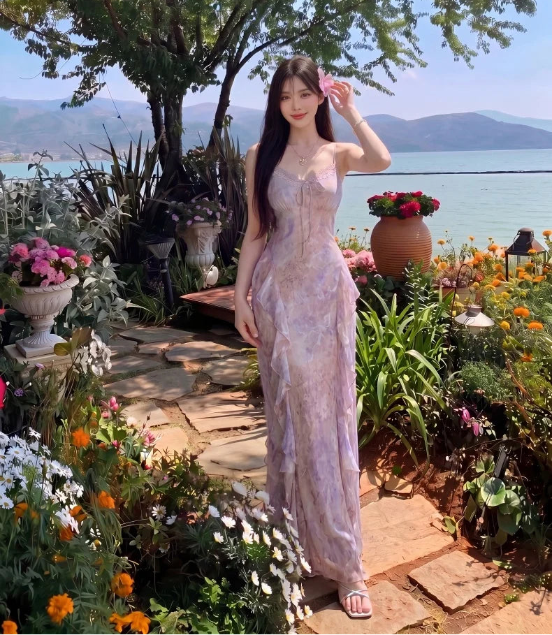 Ethereal Pastel Fairy Dress Romantic Dreamy Fairycore Princess Aesthetic