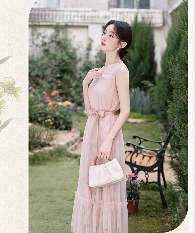 Blush Sakura Balletcore Ethereal Fairy Dress