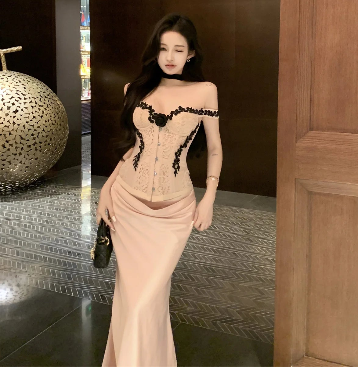 Coquette Lace Bustier Top