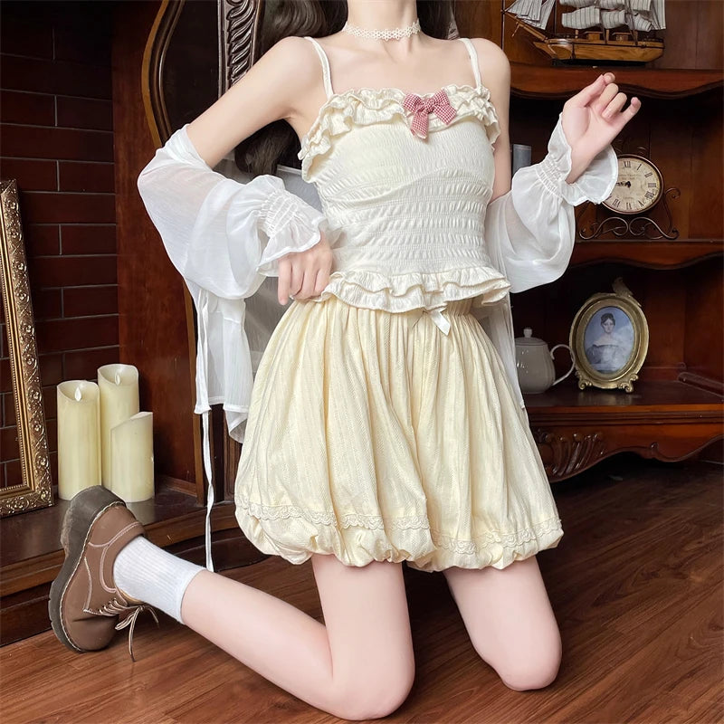 Cotton Pumpkin Shorts