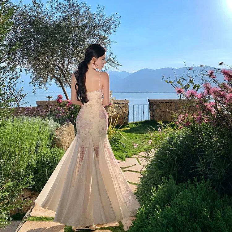 Mermaid Flower Fairycore Aesthetic Ethereal Fairy Dress Mermaid Flower Fairycore Aesthetic Ethereal Fairy Dress
