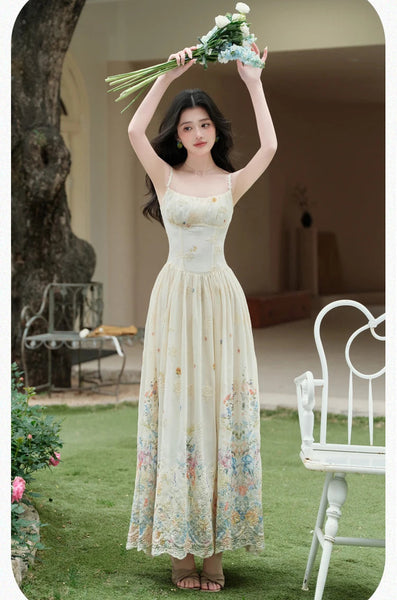 Honey Forest Embroidered Cottagecore Dress