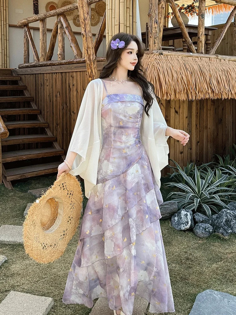 Spring Fairy Dress fairycore dresses fairycore aesthetic Spring Fairy Dress fairycore dresses fairycore aesthetic