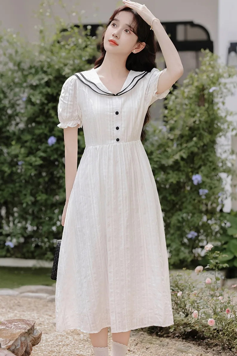 Uminohi Japanese Style Vintage-Sailor Dress