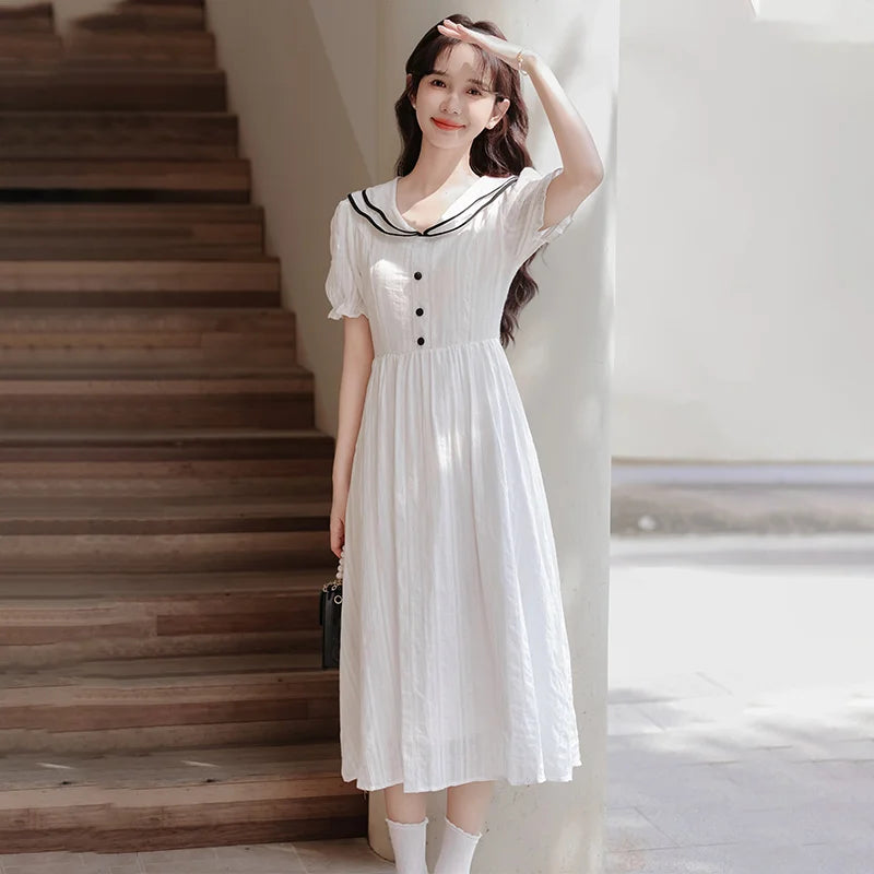 Uminohi Japanese Style Vintage-Sailor Dress