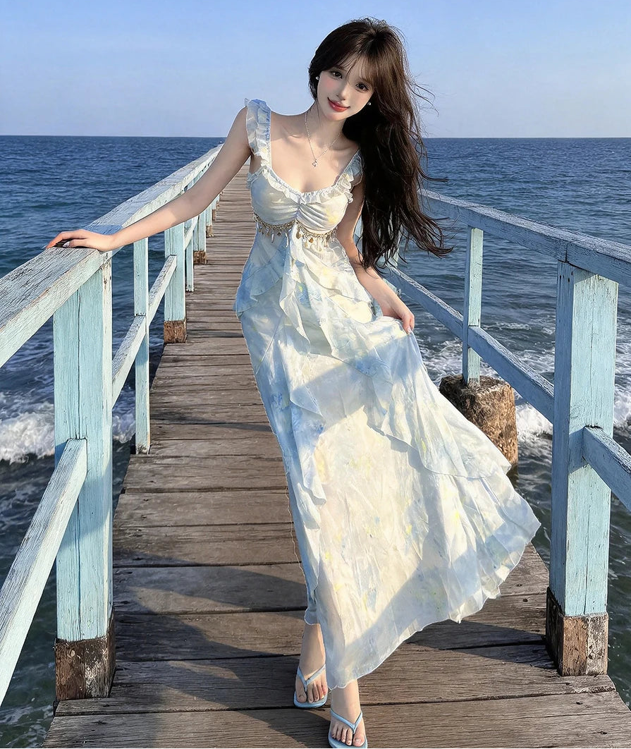Azure Mermaid Fairy Dress