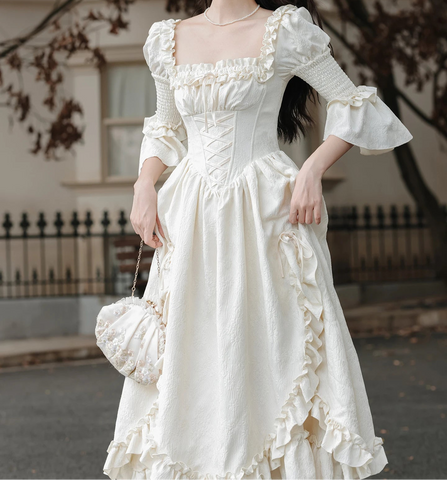 The Shy Baroness Romantic Royalcore Rococo Princess Dress
