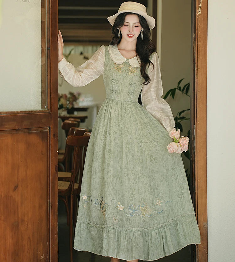Parsley Dance Cottage Witch Cottagecore Dress