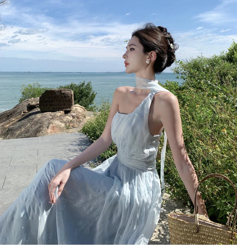 Sea Butterfly Ethereal Dreamy Coquette Fairy Dress