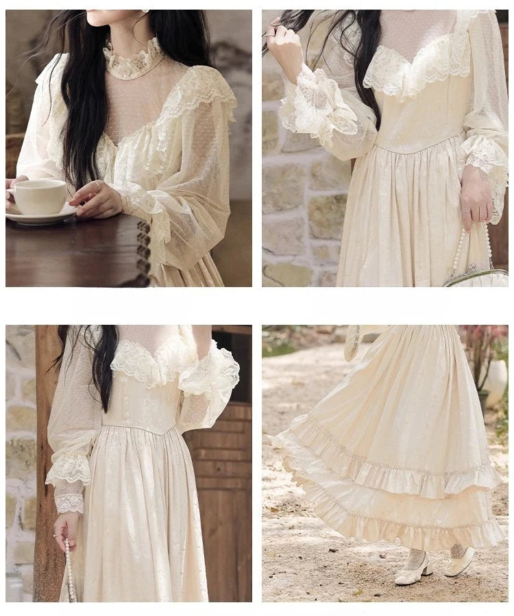Anastasia Romantic Fairycore Dress Vintage-Princess Aesthetic