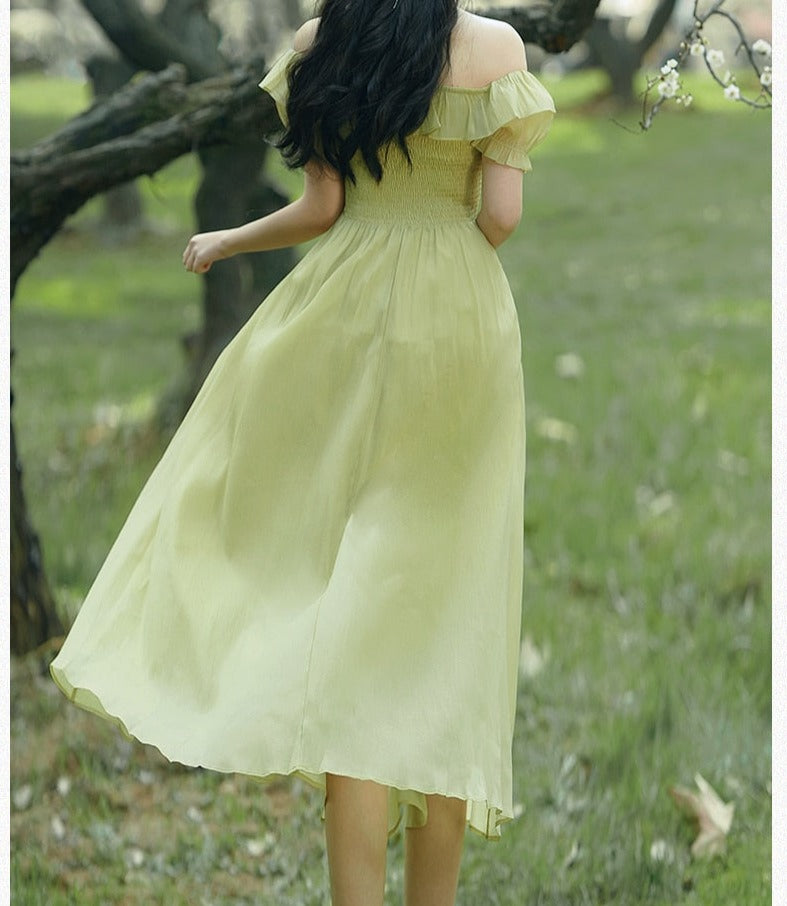 Emerald Meadows Romantic Royalcore Princess Dress