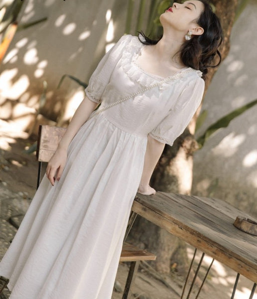 Eva Light Academia Summer Dress