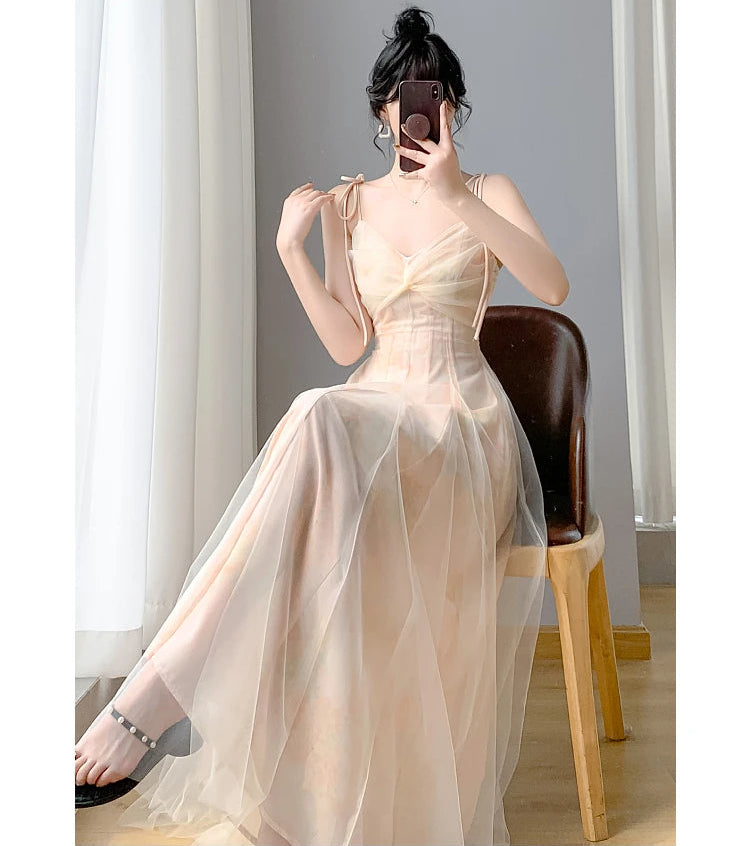 Spring Fairy Balletcore Aesthetic Dress