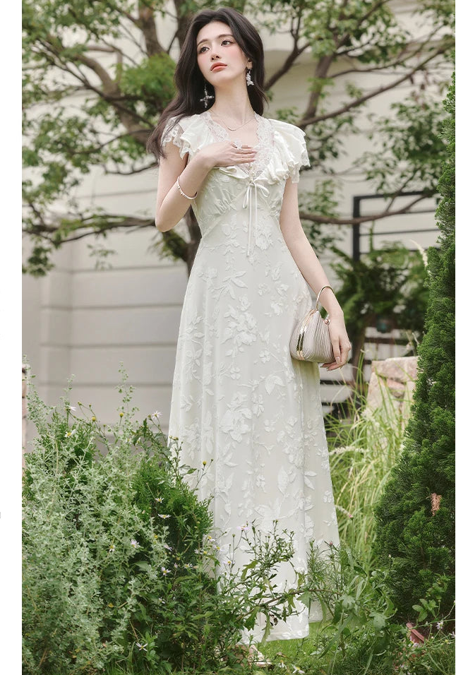 Charlotte Romantic Light Academia Dress