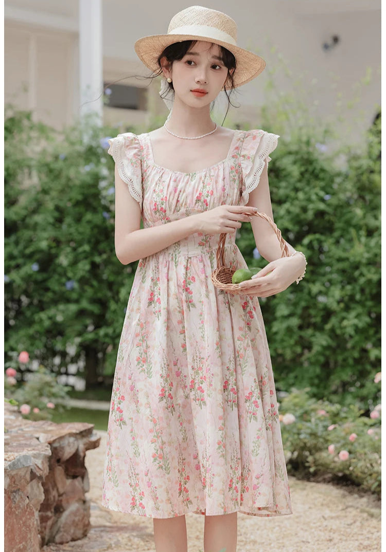 Charmed Bloom Floral Cottagecore Dress