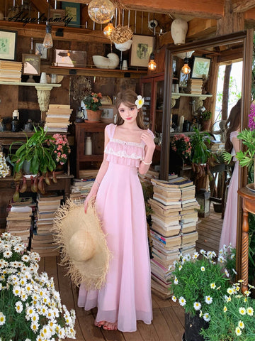 Rose Weather Pink Coquette Dress