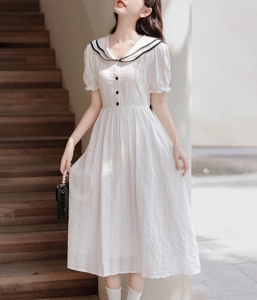Uminohi Japanese Style Vintage-Sailor Dress