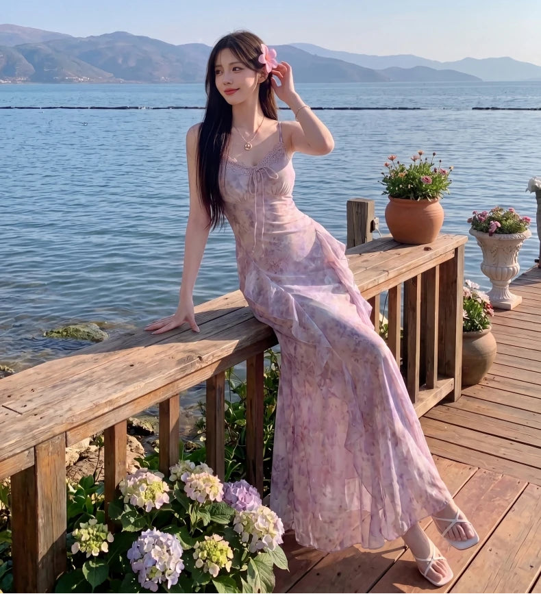Ethereal Pastel Fairy Dress Romantic Dreamy Fairycore Princess Aesthetic