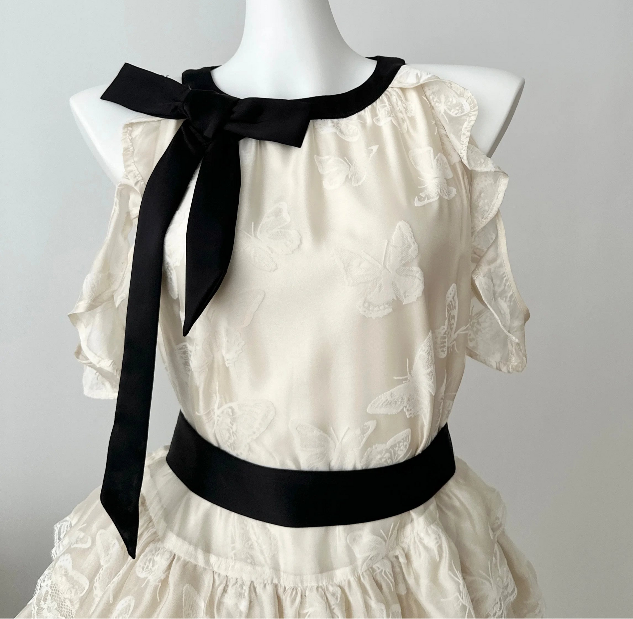 Butterfly Lace Coquette Dress Coquette Aesthetic Coquette Dress