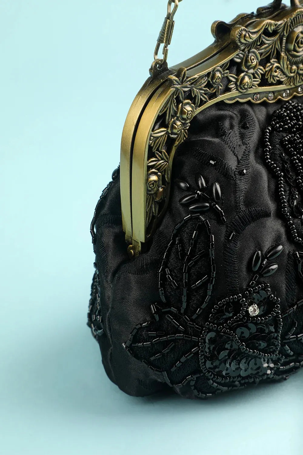 Victorian Embroidered Handbag Purse