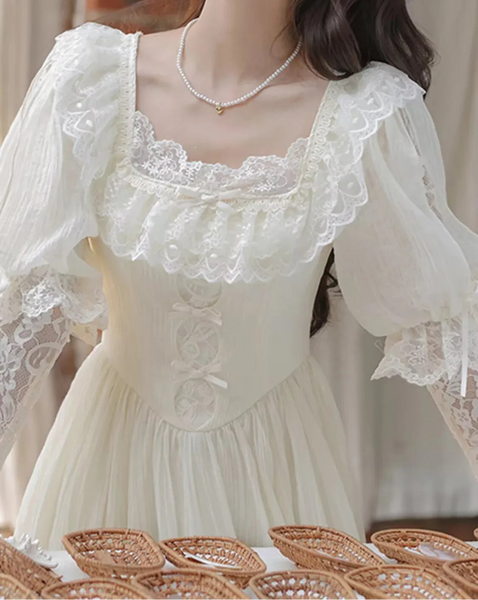 Snowbelle Romantic Royalcore Princess Dress