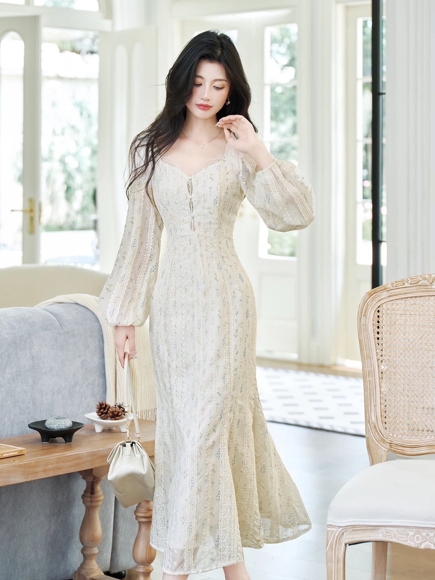 Whispering Aura Romantic Princess Dress