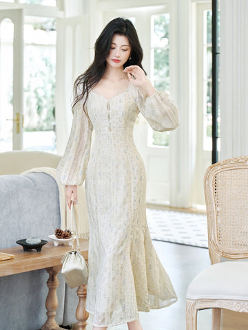 Whispering Aura Romantic Princess Dress