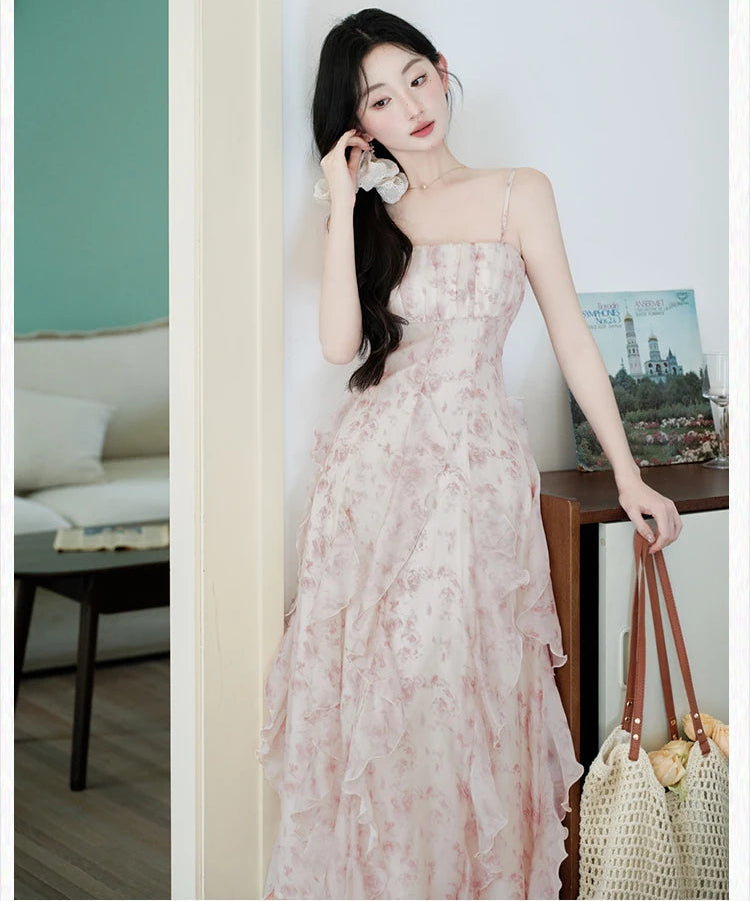 Feather Lily Romantic Spring Fairy Dress