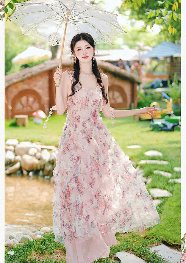 Sakura Fairy Dress with Pearl Belt