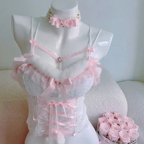 Sweet Coquette Bustier Corset Top coquette style corset coquette fashion