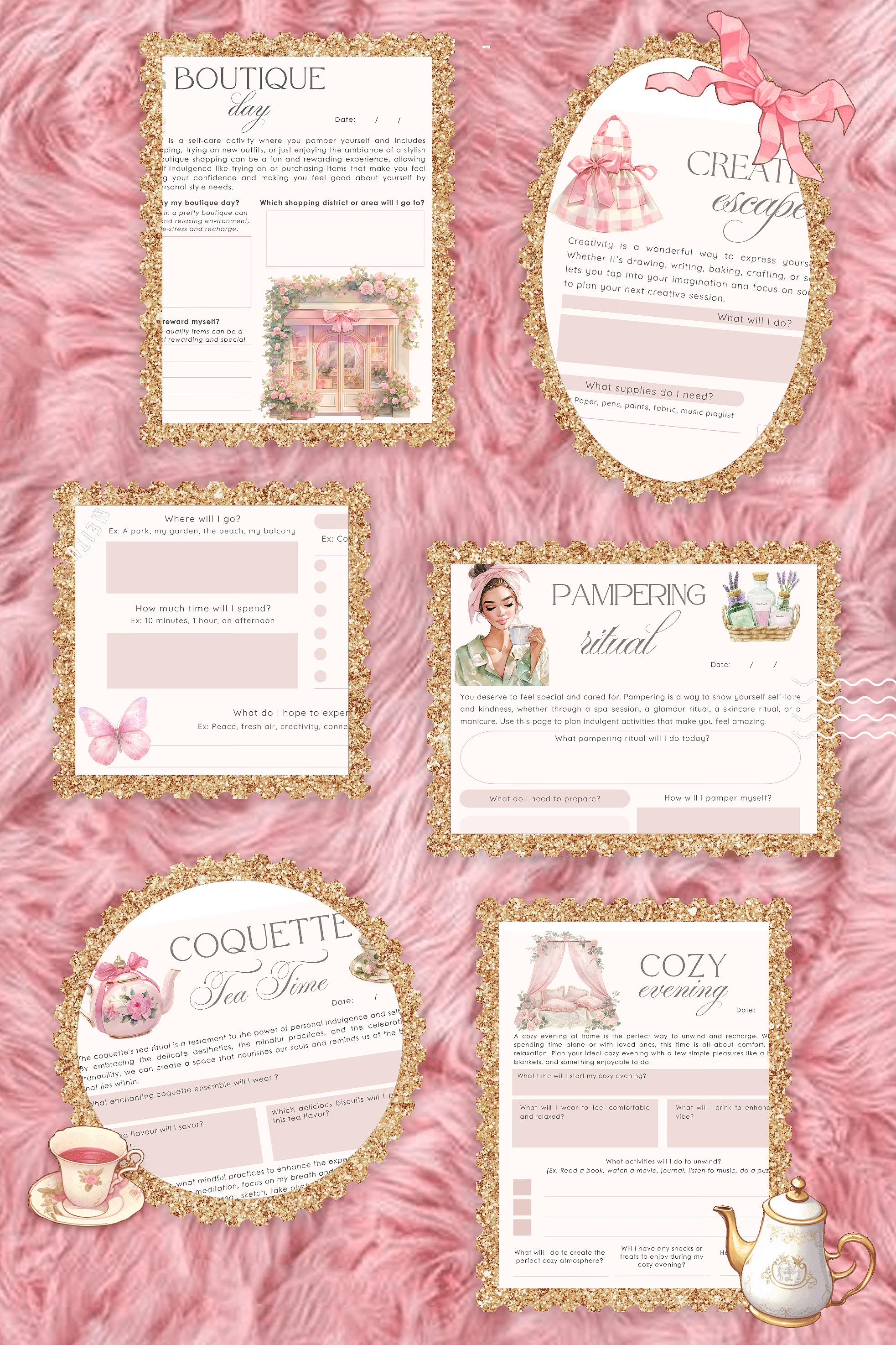 Coquette Self-Care Guide+Workbook eBook