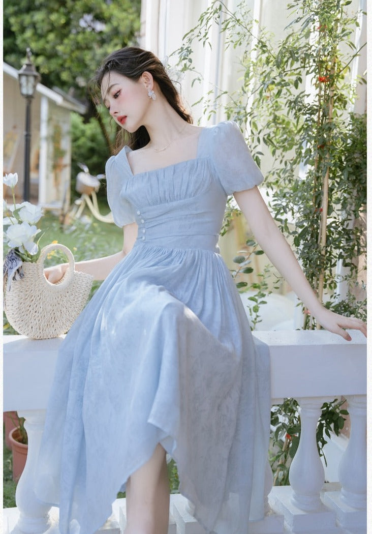 50s Light Blue Vintage Dress 50s Glamour Vintage Dress Vintage Dresses