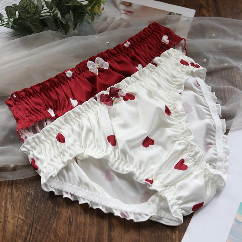 Valentine Heart Coquette Aesthetic Lingerie Set