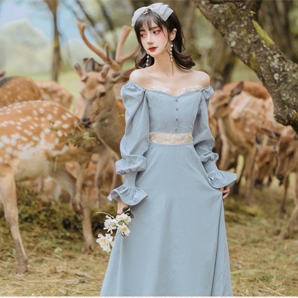 Adette Vintage-inspired Fairycore Princess Dress 