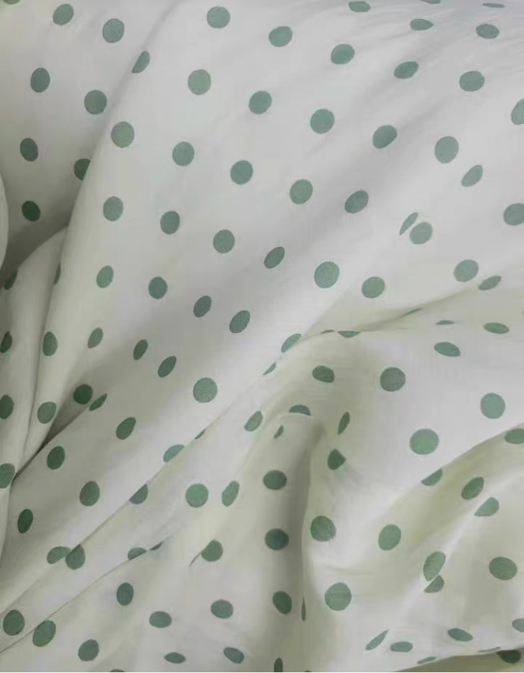 Alpinia Green Polka Dot Dress 