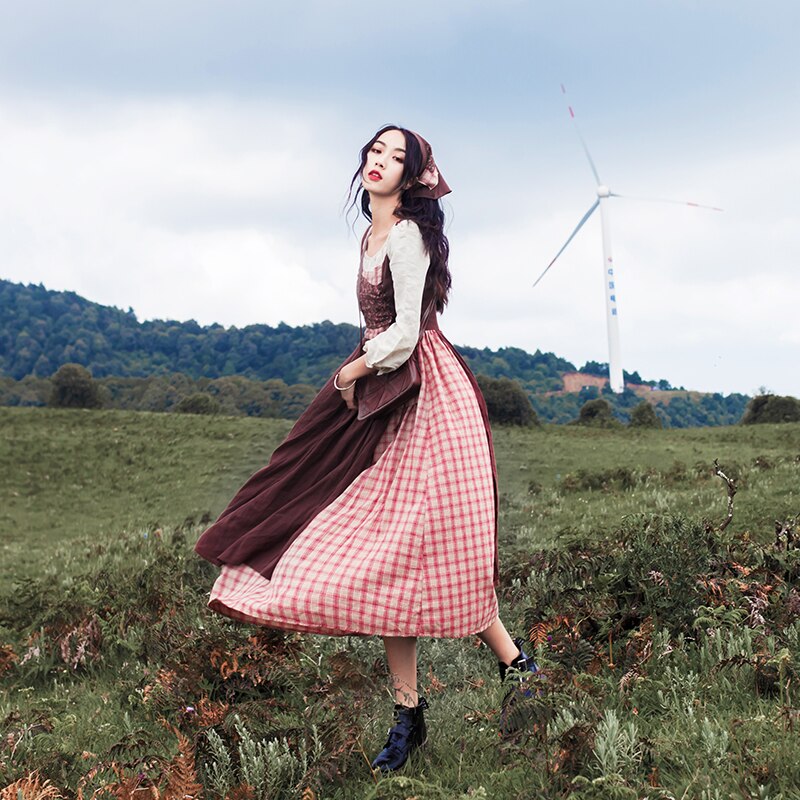 Cottage Witch aesthetic dresses, Village Witch Cottagecore Dress Cottage Witch aesthetic dresses, Village Witch Cottagecore Dress