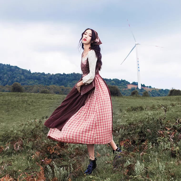 Cottage Witch aesthetic dresses, Village Witch Cottagecore Dress Cottage Witch aesthetic dresses, Village Witch Cottagecore Dress