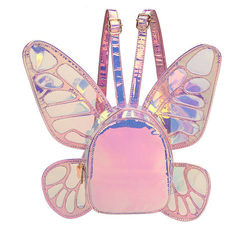 Butterfly Laser Holographic Mini Backpack 