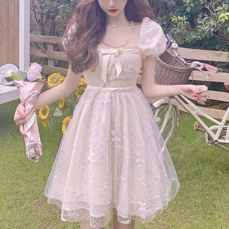 Butterfly Wish Kawaii Fairy Princess Babydoll Dress 