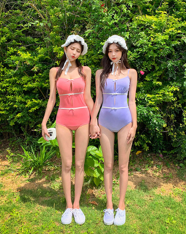 Candy Kawaii One Piece Swimsuit Bathing Suit Korean Bikini Fashion