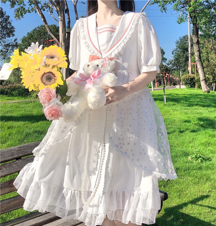 Daisy Meadow Kawaii Fashion Fairy Princess Lolita Dress 